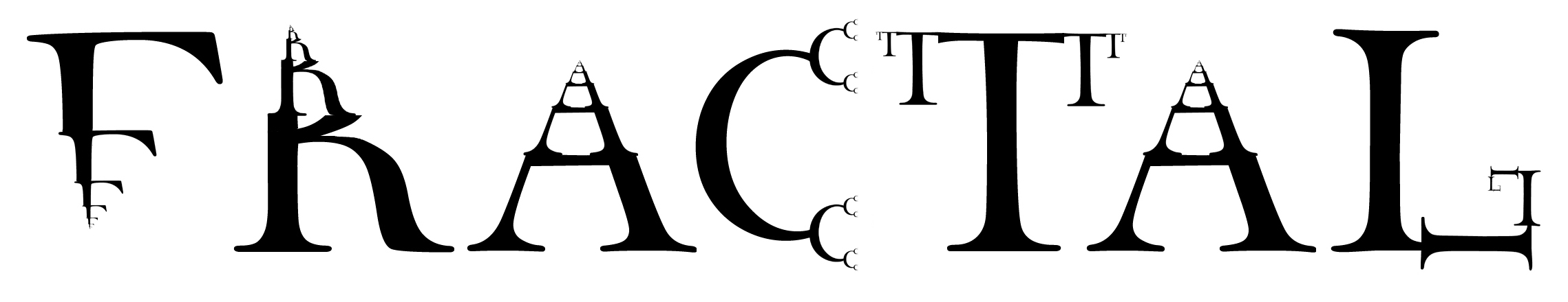 Fractal Font